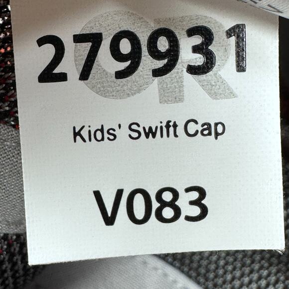 Outdoor Research Swift Running Cap Kids One Size Orange Gray Hook & Loop Hat - Picture 8 of 9